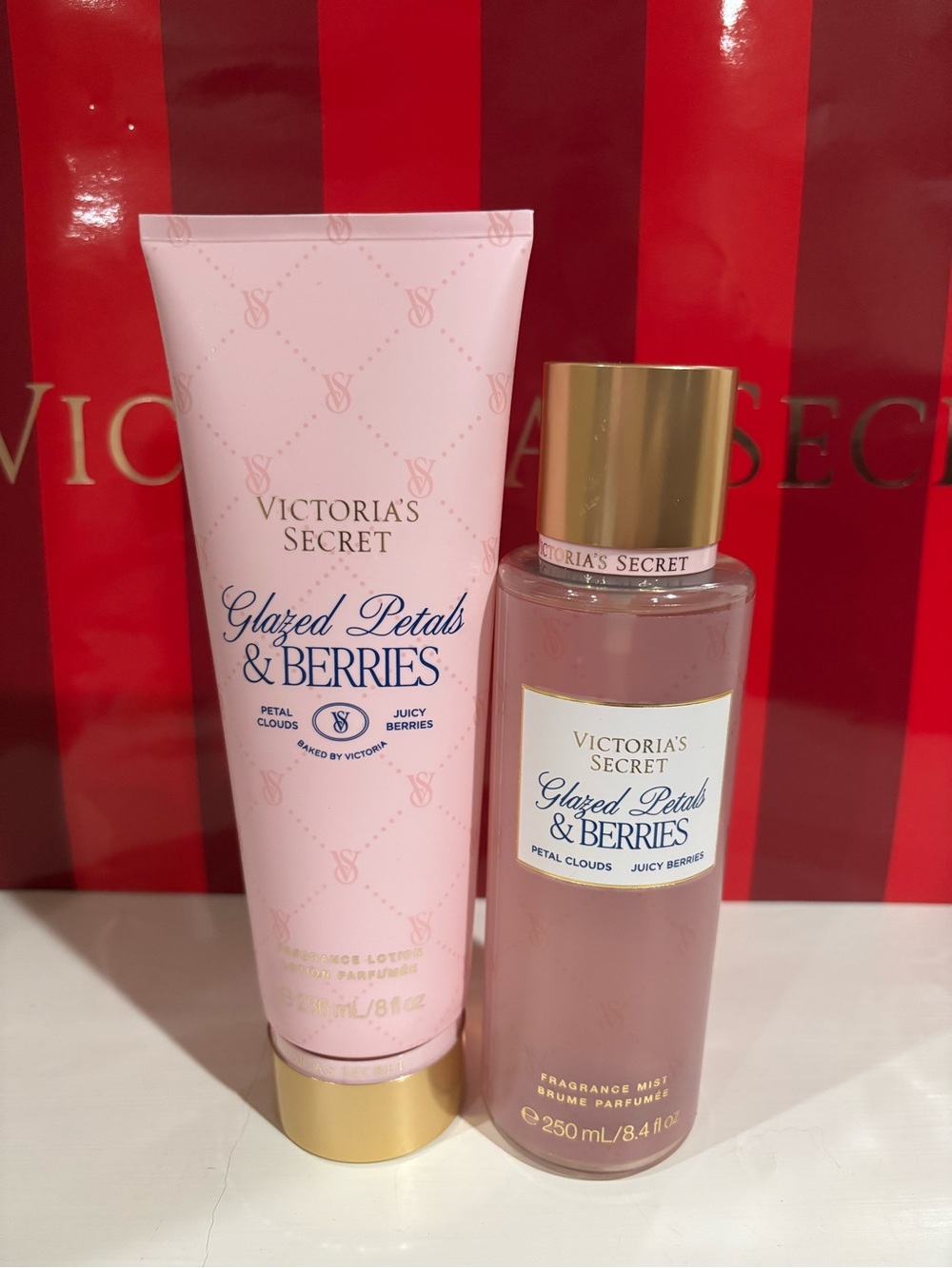 Victoria Secret Glazed Petals & Berries Set
